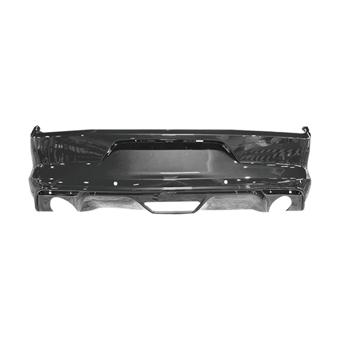 2015-2017 Ford Mustang Non-5.0L Engine Rear Bumper With Sensor Holes - FO1100709-Partify-Painted-Replacement-Body-Parts