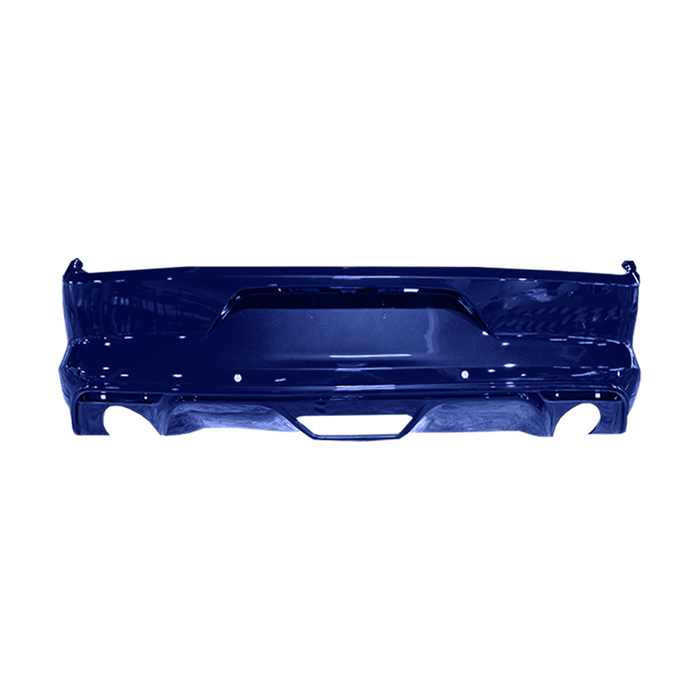 2015-2017 Ford Mustang Non-5.0L Engine Rear Bumper With Sensor Holes - FO1100709-Partify-Painted-Replacement-Body-Parts