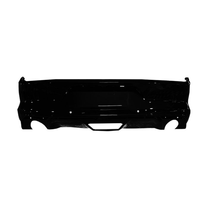 2015-2017 Ford Mustang Non-5.0L Engine Rear Bumper With Sensor Holes - FO1100709-Partify-Painted-Replacement-Body-Parts