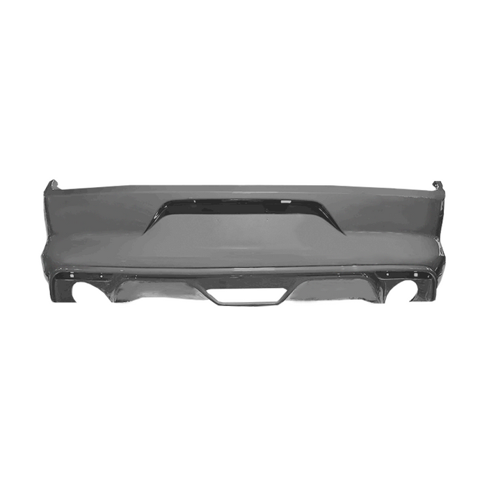 2015-2017 Ford Mustang Non-5.0L Engine Rear Bumper With Sensor Holes - FO1100709-Partify-Painted-Replacement-Body-Parts