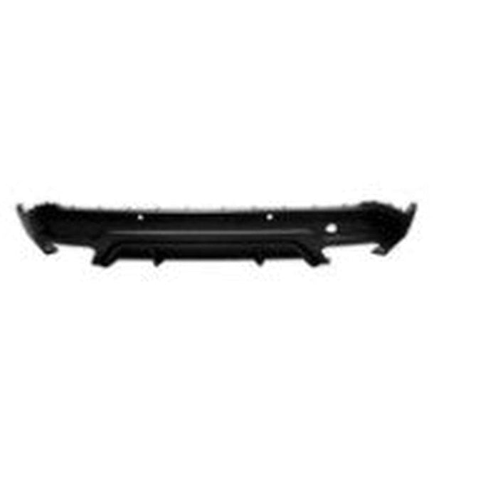 2015-2018 Ford Edge Sport CAPA Certified Rear Lower Bumper With Sensor Holes & With Tow Hook Hole - FO1115117C-Partify-Painted-Replacement-Body-Parts