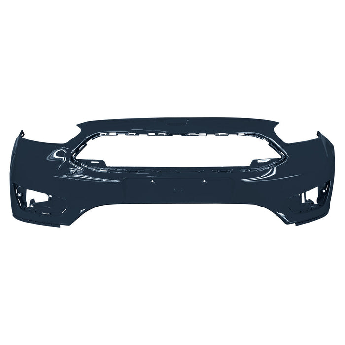 2015-2018 Ford Focus Non-ST Front Bumper - FO1000705-Partify-Painted-Replacement-Body-Parts