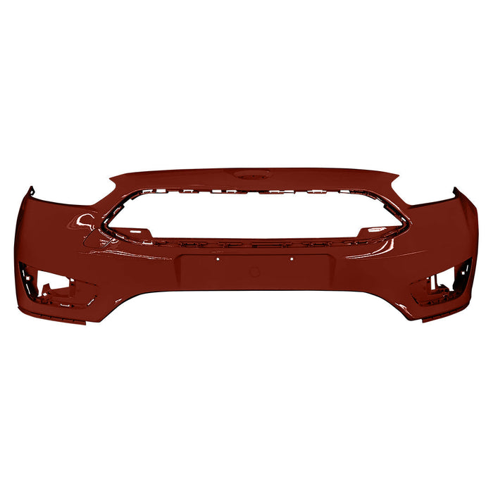 2015-2018 Ford Focus Non-ST Front Bumper - FO1000705-Partify-Painted-Replacement-Body-Parts