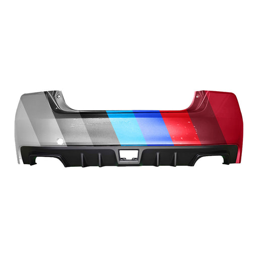 2015-2021 Subaru WRX / WRX STI Sedan 4-Door Rear Bumper Without Sensor Holes - SU1100173-Partify-Painted-Replacement-Body-Parts