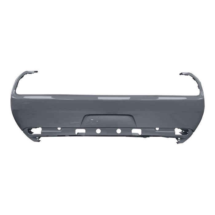 2015-2022 Dodge Challenger Rear Bumper Without Sensor Holes - CH1100996-Partify-Painted-Replacement-Body-Parts