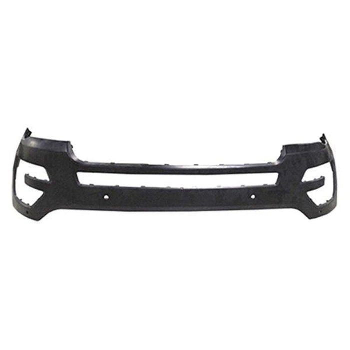 2016-2017 Ford Explorer Front Bumper Without Camera Hole & With 4 Sensor Holes & Without Tow Hook Hole - FO1000724-Partify-Painted-Replacement-Body-Parts