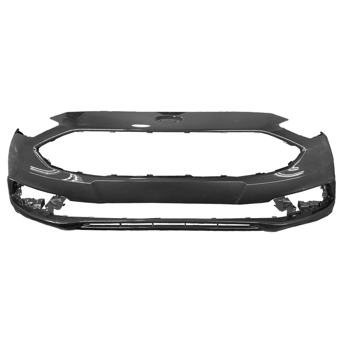 2017-2018 Ford Fusion Non Sport Front Bumper Without Sensor Holes - FO1000718-Partify-Painted-Replacement-Body-Parts