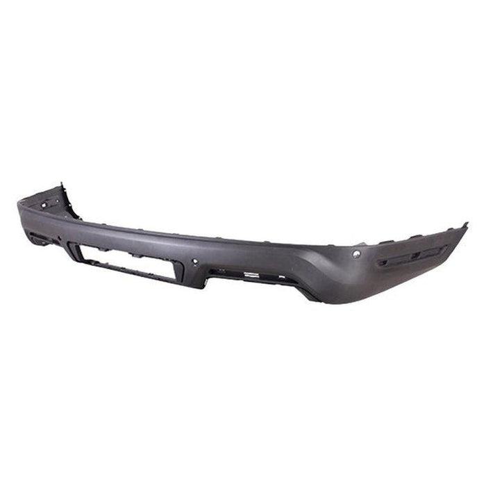 2018-2019 Ford Explorer CAPA Certified Rear Lower Bumper With 4 Sensors Holes & With Side Molding & With Trailer Hitch - FO1115137C-Partify-Painted-Replacement-Body-Parts