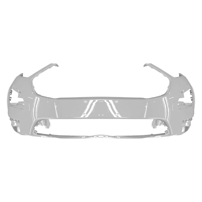 2018-2020 Ford EcoSport Front Bumper With License Plate Holes - FO1000751-Partify-Painted-Replacement-Body-Parts