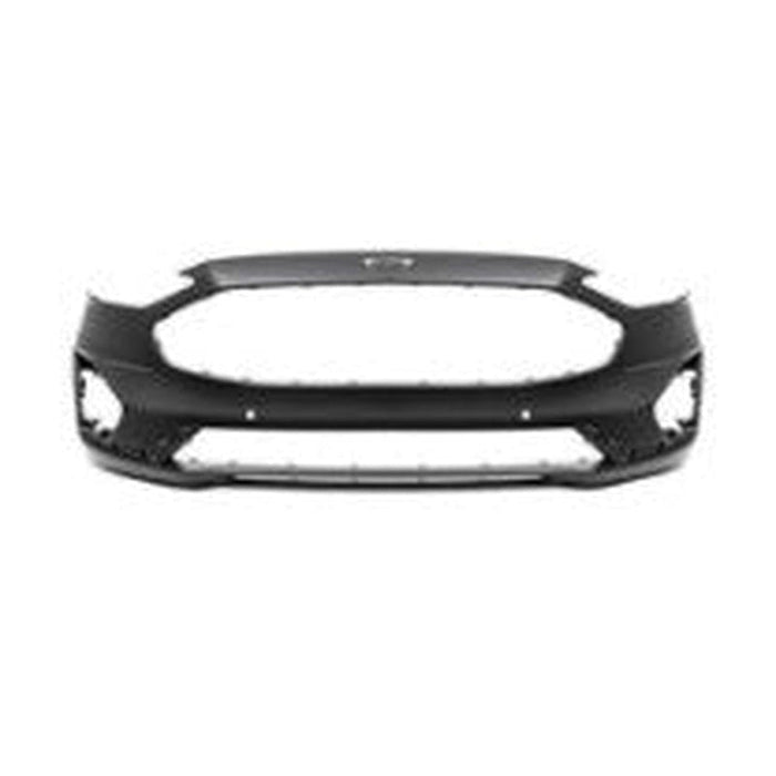 2019-2020 Ford Fusion Front Bumper With Sensor Holes & Without Tow Hook Hole - FO1000758-Partify-Painted-Replacement-Body-Parts