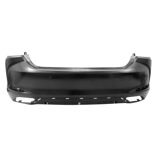 2019-2022 Lexus ES350 F-Sport North America Rear Bumper Without Sensor Holes - LX1100210-Partify-Painted-Replacement-Body-Parts