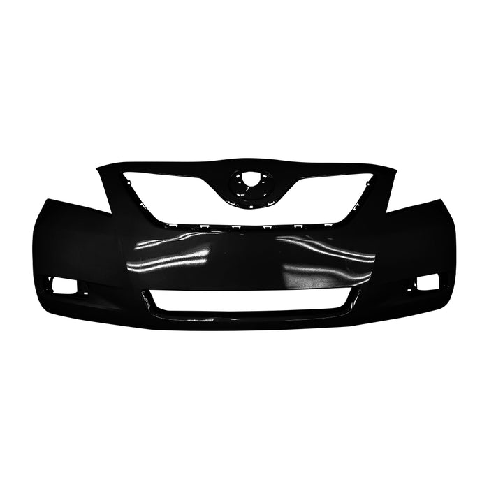 2007-2009 Toyota Camry BASE/LE/XLE/HYBRID Front Bumper Without Tow Hook Hole - TO1000329-Partify-Painted-Replacement-Body-Parts