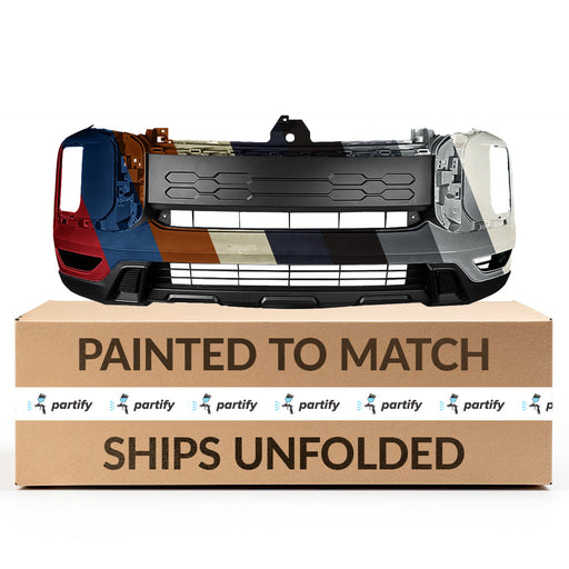 2020-2023 Mitsubishi Outlander Sport Front Bumper - MI1000351-Partify-Painted-Replacement-Body-Parts