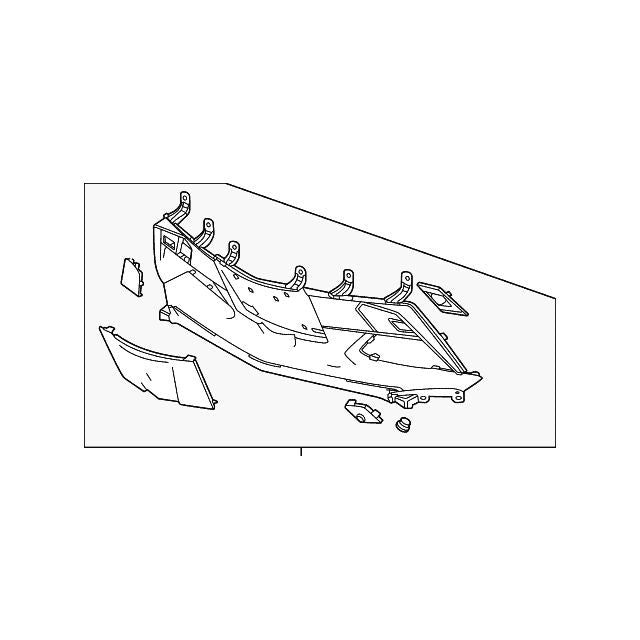 2021-2023 Chevrolet Tahoe/Chevrolet Suburban CAPA Certified Front Lower Bumper With Sensor Holes - GM1015167C-Partify-Painted-Replacement-Body-Parts