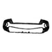2016-2023 Toyota Tacoma Front Bumper Without Flare Holes - TO1000415-Partify-Painted-Replacement-Body-Parts