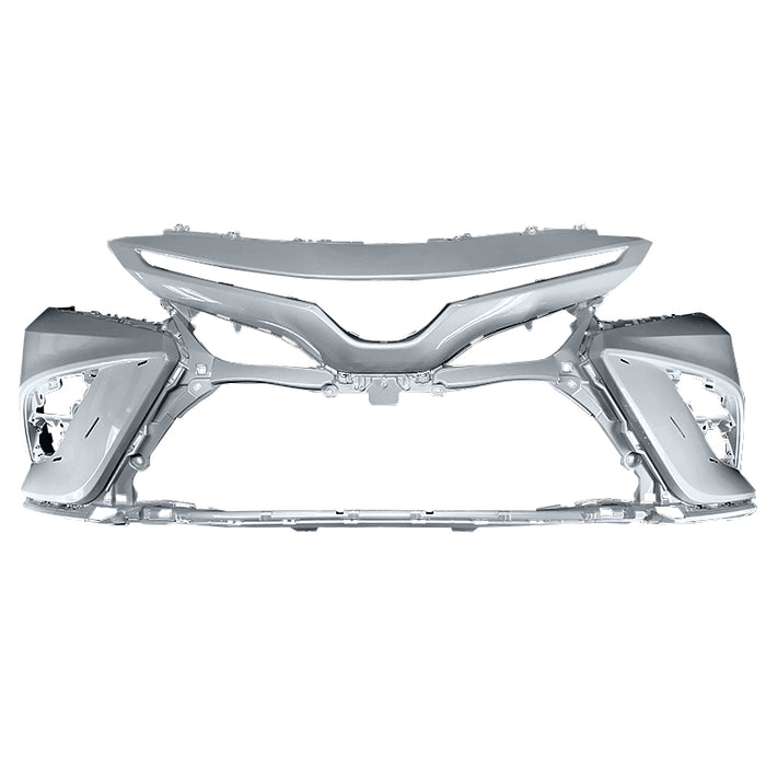 2021-2023 Toyota Camry SE/XSE Non TRD Front Bumper Without Sensor Holes - TO1000471-Partify-Painted-Replacement-Body-Parts