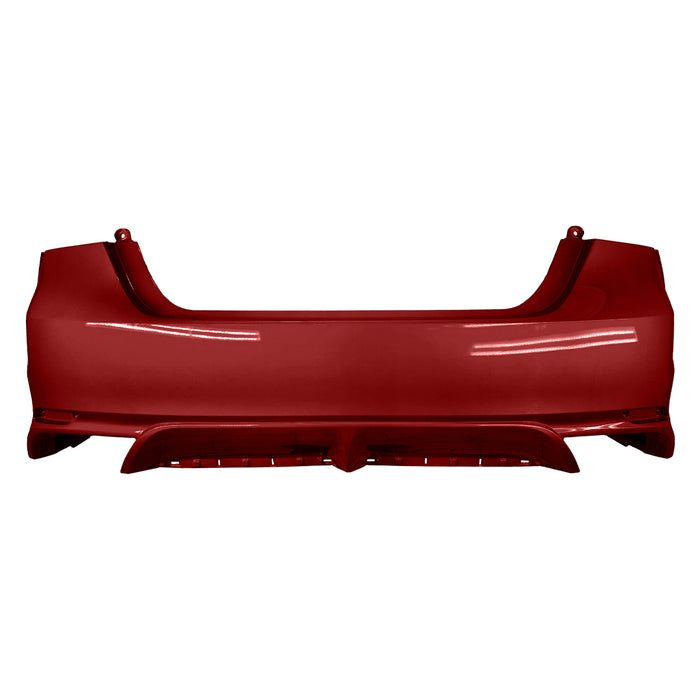 2018-2022 Toyota Camry SE/XSE Rear Bumper Without Sensor Holes - TO1100335-Partify-Painted-Replacement-Body-Parts