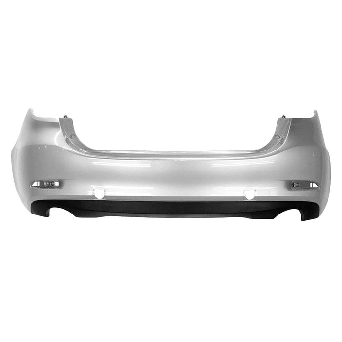 2014-2017 Mazda Mazda 6 Rear Bumper With Dual Exhaust Cutouts - MA1100211-Partify-Painted-Replacement-Body-Parts