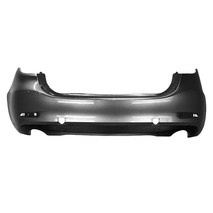 2014-2017 Mazda Mazda 6 Rear Bumper With Dual Exhaust Cutouts - MA1100211-Partify-Painted-Replacement-Body-Parts