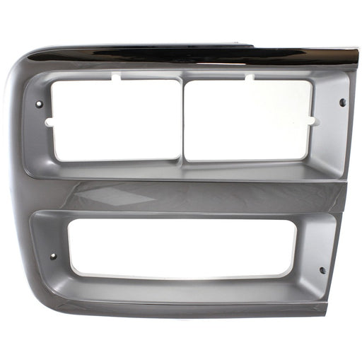 1992-1996 Chevrolet G10/G20/G30 Passenger Side Headlight Door Through Early 1996 W/Quad Rectangular Headlamps - GM2513187-Partify-Painted-Replacement-Body-Parts