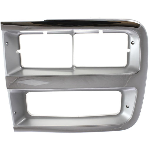 1992-1996 Chevrolet G10/G20/G30 Driver Side Headlight Door Through Early 1996 W/Quad Rectangular Headlamps - GM2512187-Partify-Painted-Replacement-Body-Parts