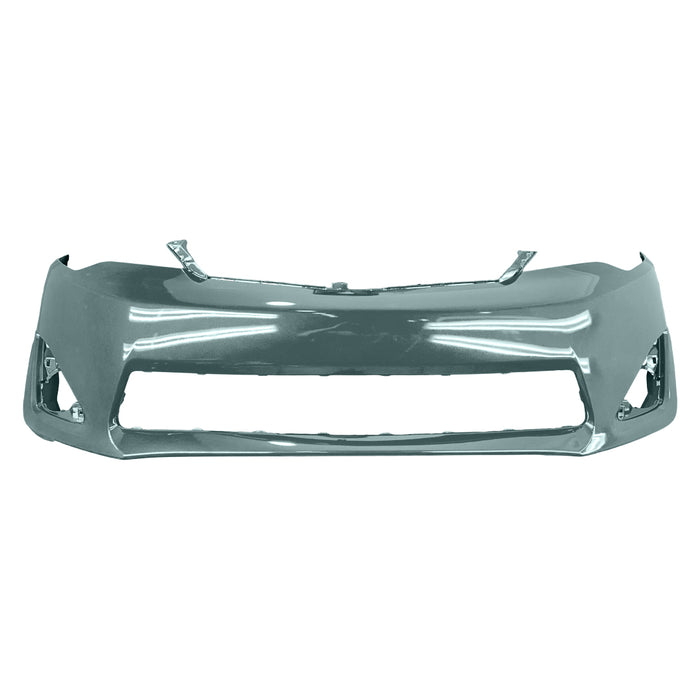 2012-2014 Toyota Camry LE/XLE/Hybrid Front Bumper - TO1000378-Partify-Painted-Replacement-Body-Parts