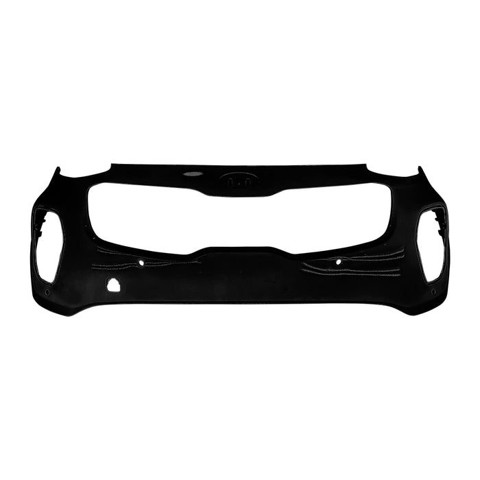 2017-2019 Kia Sportage All-Wheel Drive Front Bumper With Sensor Holes - KI1000181-Partify-Painted-Replacement-Body-Parts