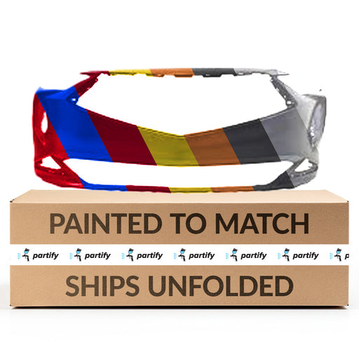 2022 Acura MDX Front Bumper W/O Parking Sensors 6 Cyl 3.5L - AC1000207-Partify-Painted-Replacement-Body-Parts