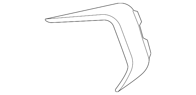 Acura TLX Outer Opening Trim Front Bumper Molding - AC1046111