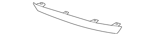 Acura ADX Lower Spoiler Front Bumper Molding - AC1047114