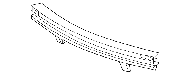 Acura MDX Rear Bumper Reinforcement Type S - AC1106142