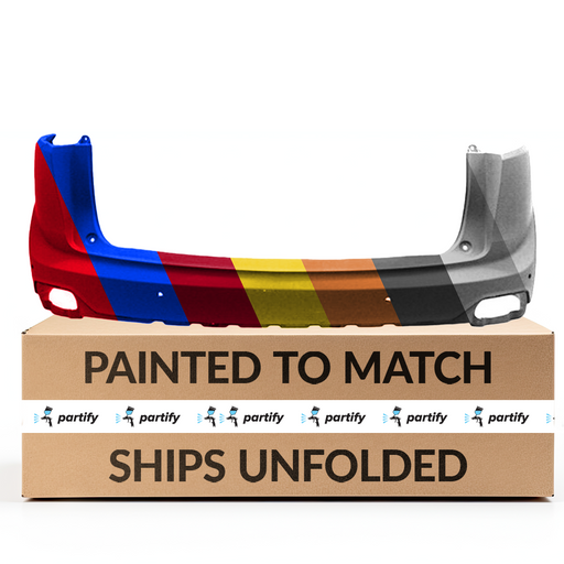 2019-2021 Acura RDX Rear Bumper With Sensor Holes - AC1114104-Partify-Painted-Replacement-Body-Parts