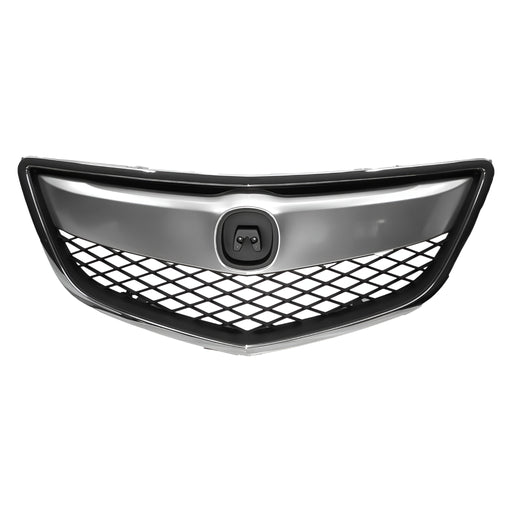 2013-2015 Acura RDX Grille Assembly Mate Dark Grey & Chrome - AC1200116-Partify-Painted-Replacement-Body-Parts