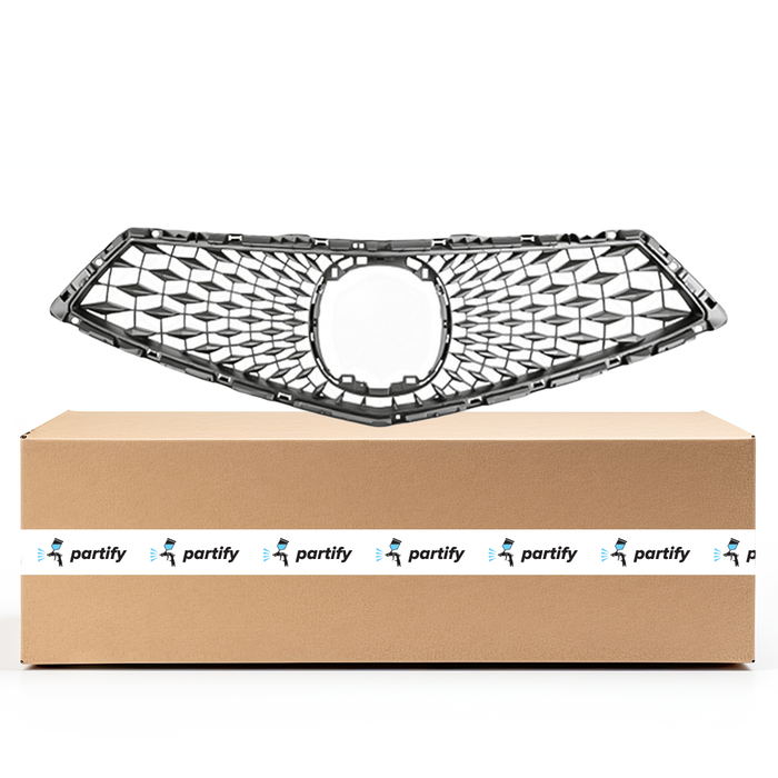 2022-2023 Acura RDX CAPA Certified Grille W/O Surround View Camera Dark Gray Assembly - AC1200138C-Partify-Painted-Replacement-Body-Parts