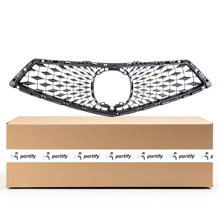2019-2023 Acura RDX CAPA Certified Grille W/Surround View Camera Dark Gray Assembly - AC1200139C-Partify-Painted-Replacement-Body-Parts