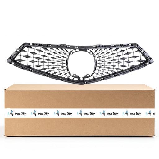 2019-2023 Acura RDX CAPA Certified Grille W/Surround View Camera Dark Gray Assembly - AC1200139C-Partify-Painted-Replacement-Body-Parts