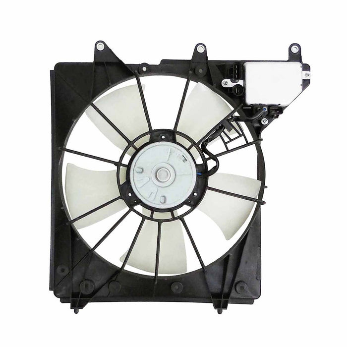 2005-2012 Acura RL Engine Cooling Fan Assembly W/Control Unit Motor/Blade/Shroud Assembly - AC3115122-Partify-Painted-Replacement-Body-Parts