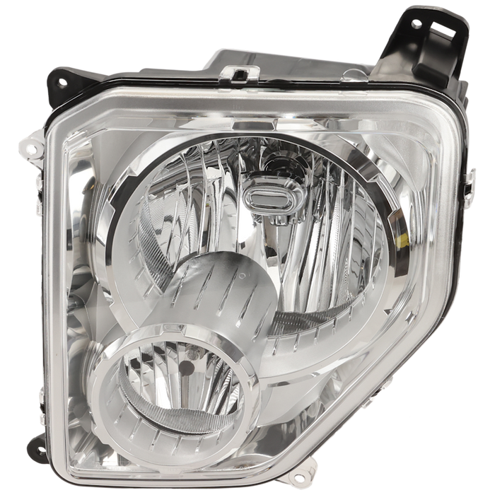 2008-2012 Jeep Liberty Driver Side Headlight Assembly W/Fog Lamps Oval Bulb Shield Composite - CH2502196-Partify-Painted-Replacement-Body-Parts