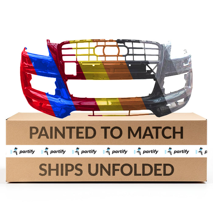 2007-2009 Audi Q7 CAPA Certified Front Bumper W/Spoiler W/H/Lamp Washers W/Parking Aid - AU1000145-Partify-Painted-Replacement-Body-Parts
