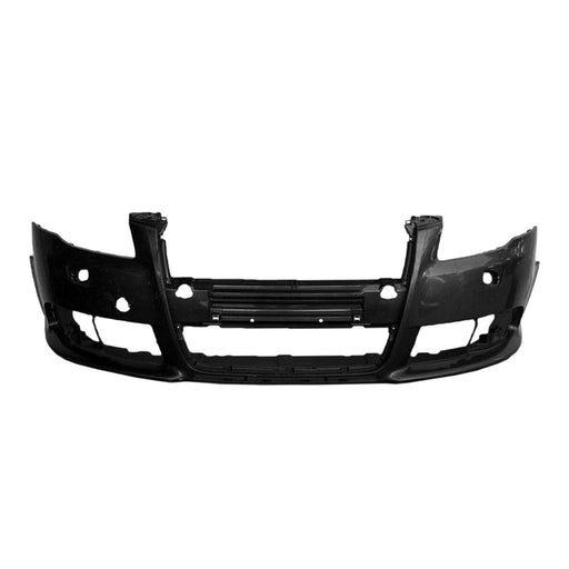 2007-2009 Audi A4 Front Bumper W/O S-Line Pkg W/Headlamp Washer - AU1000147-Partify-Painted-Replacement-Body-Parts