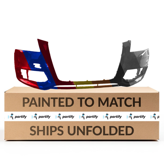 2009-2013 Audi A3 CAPA Certified Front Bumper W/Sport Pkg W/O Parking Aid W/O Headlamp Washer - AU1000164-Partify-Painted-Replacement-Body-Parts