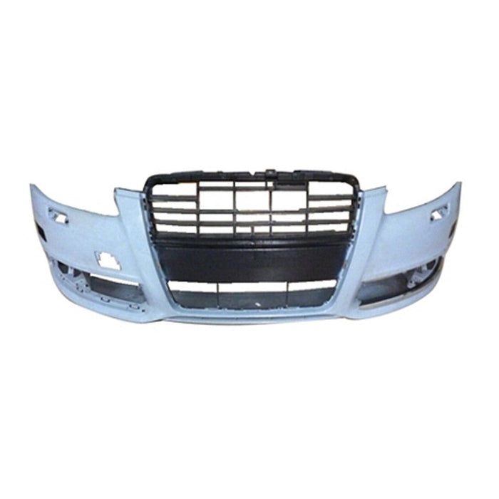 2009-2011 Audi A6 Front Bumper W/O S-Line Pkg W/Headlamp Washers W/Square Fog Lamps - AU1000170-Partify-Painted-Replacement-Body-Parts