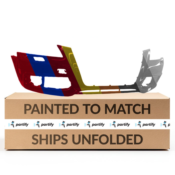 2009-2013 Audi A3 CAPA Certified Front Bumper W/Sport Pkg W/O Parking Aid W/Headlamp Washer - AU1000173-Partify-Painted-Replacement-Body-Parts