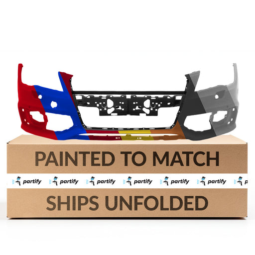 2013-2015 Audi A7 Quattro/S7 Prestige/TDI Prestige CAPA Certified Front Bumper W/Parking Aid - AU1000185-Partify-Painted-Replacement-Body-Parts