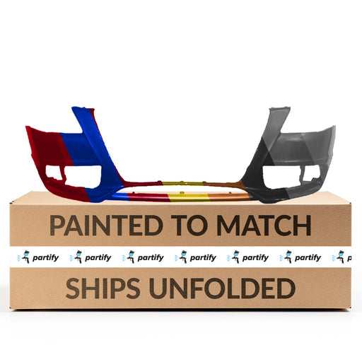 2009-2012 Audi A4/S4 CAPA Certified Front Bumper W/S-Line Pkg W/O Headlamp Washer Sedan - AU1000191-Partify-Painted-Replacement-Body-Parts