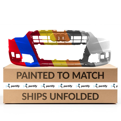 2012-2017 Audi S5 Cabriolet CAPA Certified Front Bumper W/O Headlamp Washer W/O Parking Aid Sensors Coupe - AU1000195-Partify-Painted-Replacement-Body-Parts