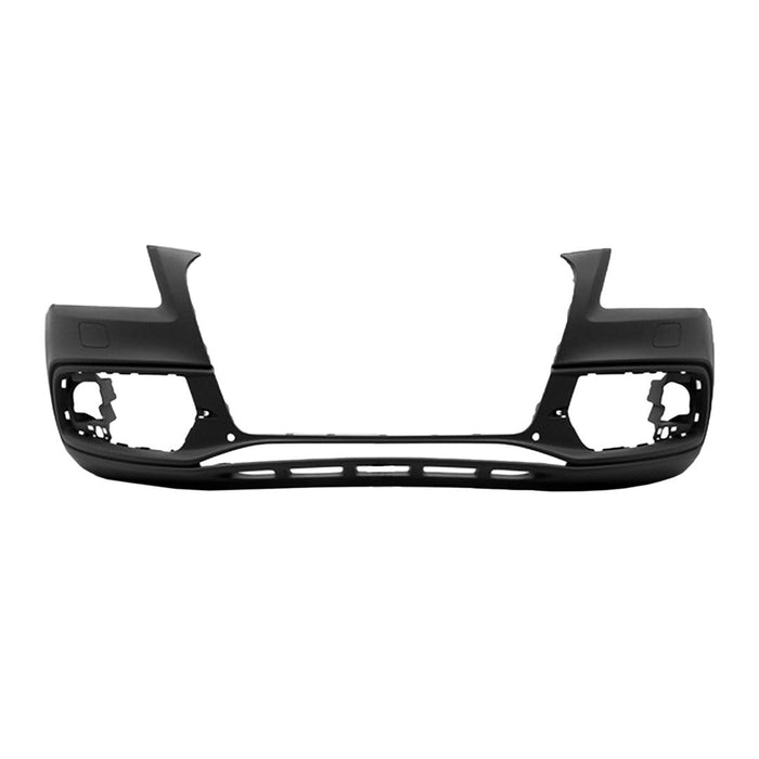 2013-2017 Audi Q5/SQ5 2.0T/3.0T/Base/Elite/Komfort/Land of Quattro/Luxury/Premium/Premium Plus/Prestige/Progressiv/TDI/TDI Premium Plus/TDI Premium Plus S-Line/TDI Prestige/TDI Prestige S-Line/TDI Progressiv/TDI Technik/Technik/Trendy Front Bumper W/S-Line Pkg W/Headlamp Washer W/O Park Distance Sensors - AU1000203-Partify-Painted-Replacement-Body-Parts
