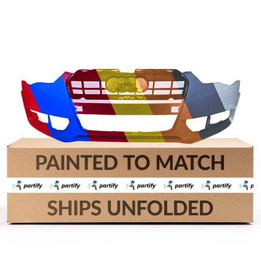 2012-2017 Audi A5 Quattro Cabriolet CAPA Certified Front Bumper W/O S-Line Pkg W/Headlamp Washer W/O Parking Aid Sensors Coupe - AU1000211-Partify-Painted-Replacement-Body-Parts