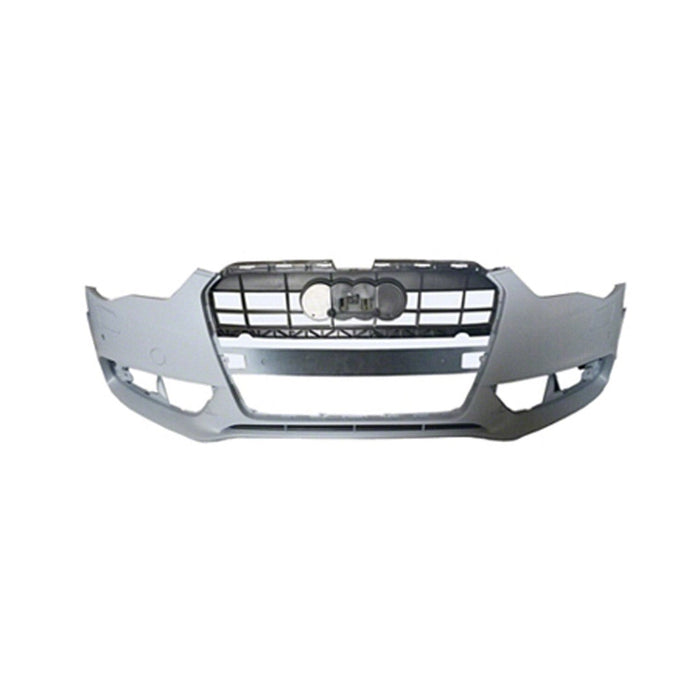 2012-2017 Audi A5 Quattro Cabriolet Front Bumper W/O S-Line Pkg W/Headlamp Washer W/Parking Aid Sensors Coupe - AU1000213-Partify-Painted-Replacement-Body-Parts