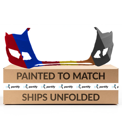 2015-2016 Audi S3 CAPA Certified Front Bumper W/O H/Lamp Washers W/Parking Aid W/O Parallel Park Assist Sedan - AU1000221-Partify-Painted-Replacement-Body-Parts